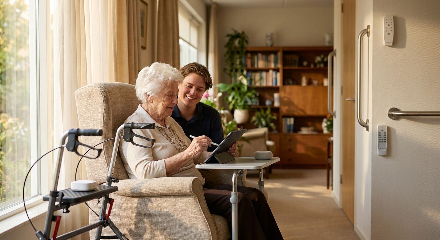 Technology for aging in place with limited mobility