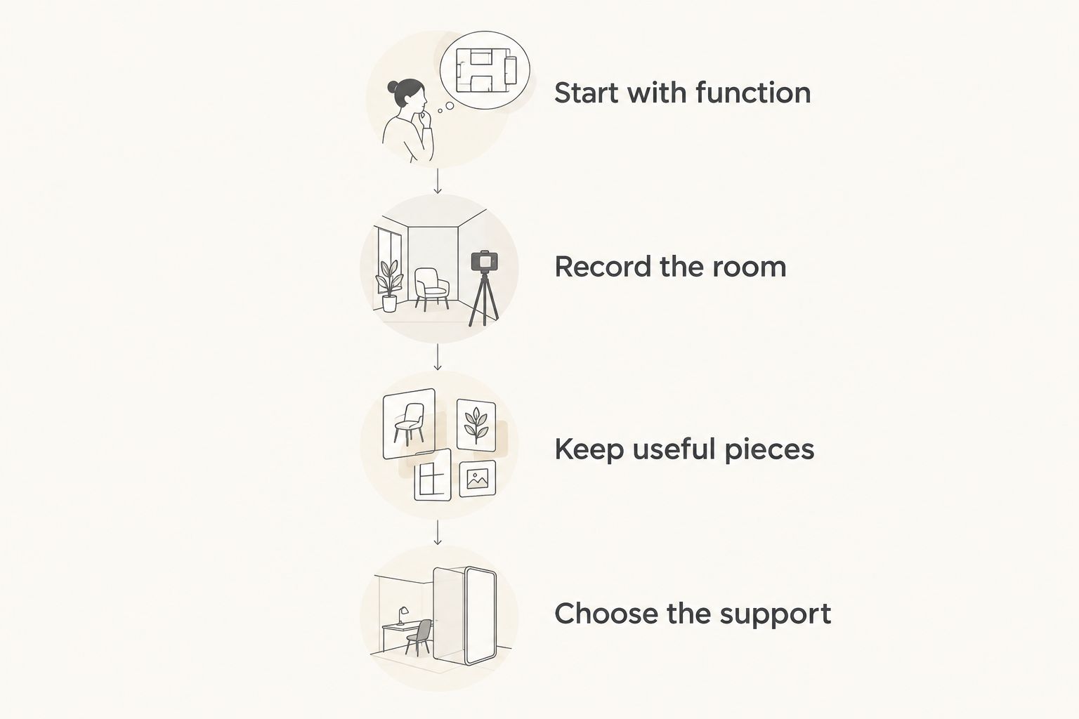 Four phases for choosing between furniture shopping and a design partnership