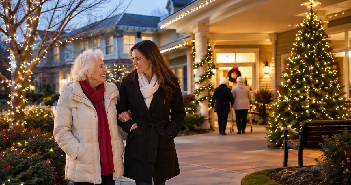 Christmas lighting for senior living and retirement communities: complete 2026 guide