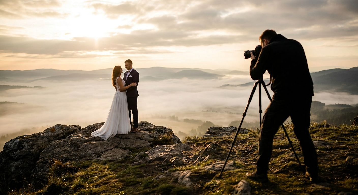 Elopement photography for sunrise sessions