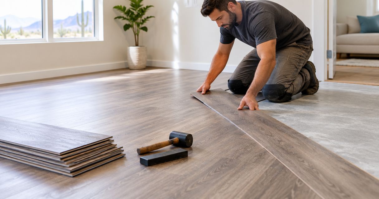 How much does vinyl plank installation cost in Peoria, AZ?