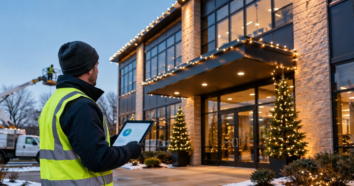 Property manager request to installed christmas lights: 2026