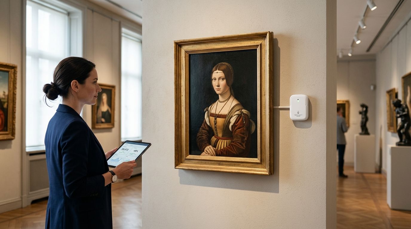 IoT climate monitoring for private art collections and galleries