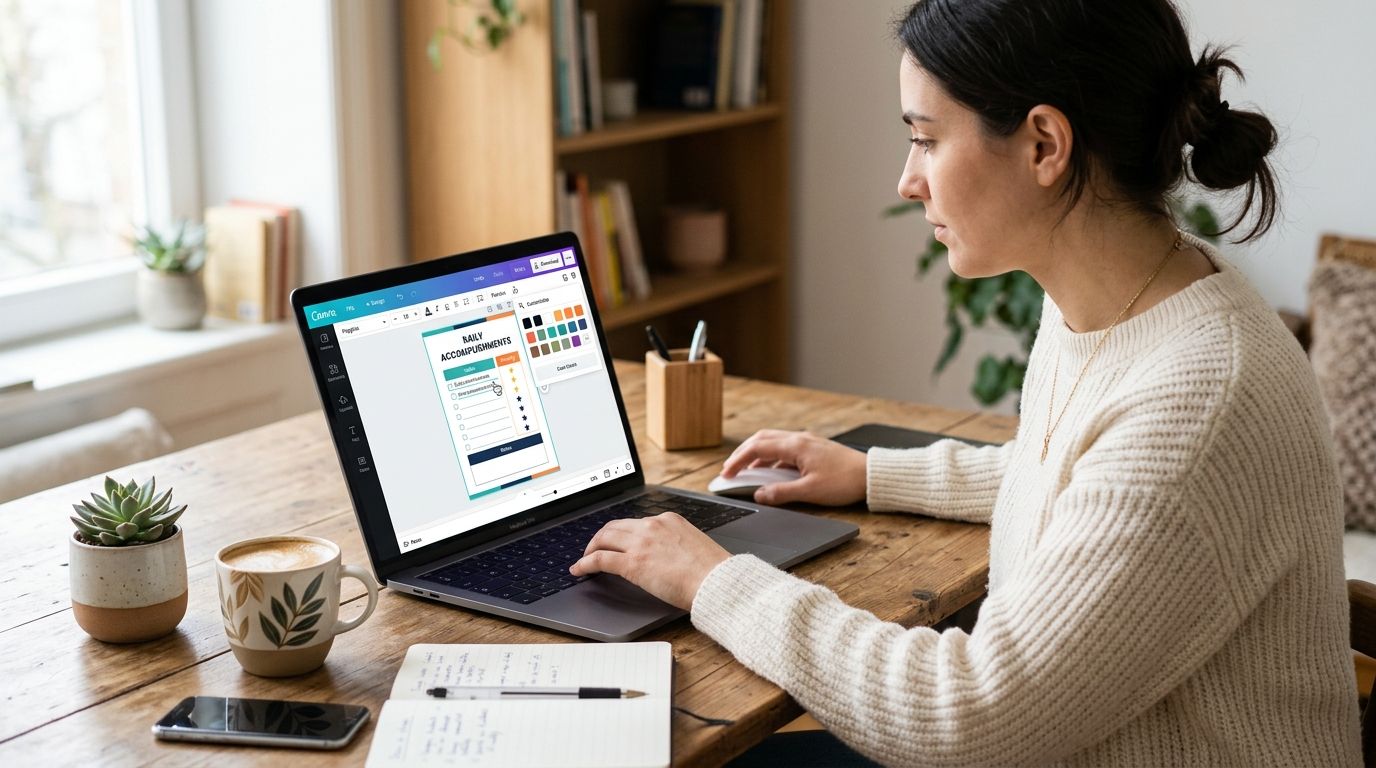 How to customize your checklist template in Canva
