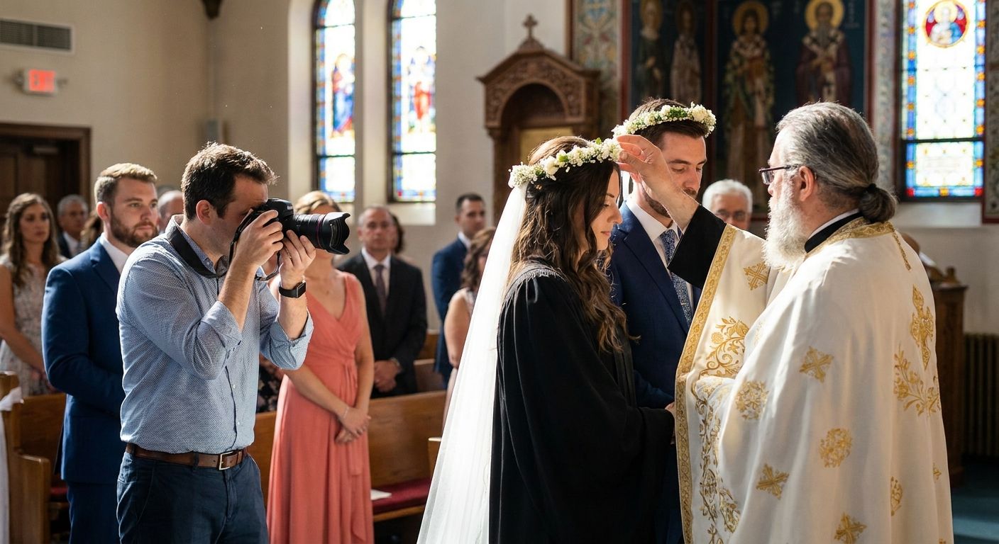 Wedding photography for Greek Orthodox weddings
