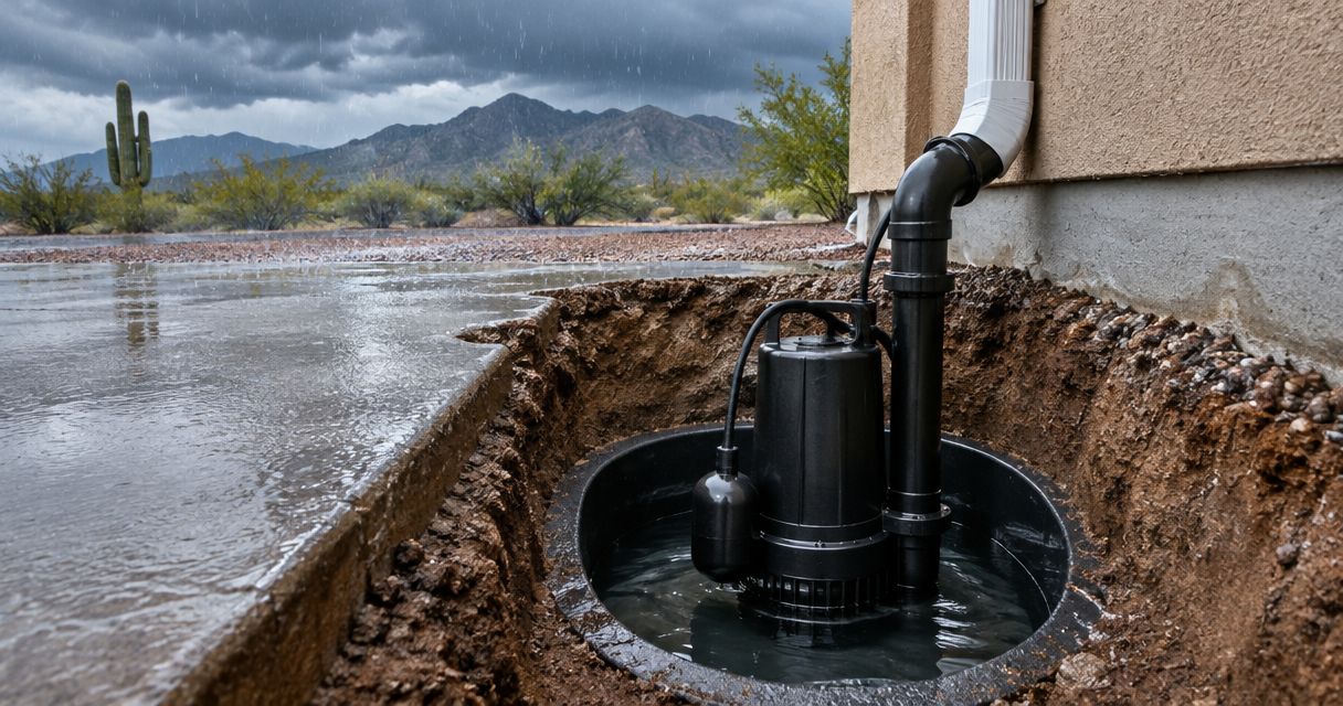 Best sump pumps for Tucson monsoon season in 2026