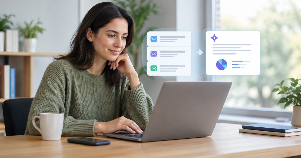 Can a CRM automatically summarize my email conversations?