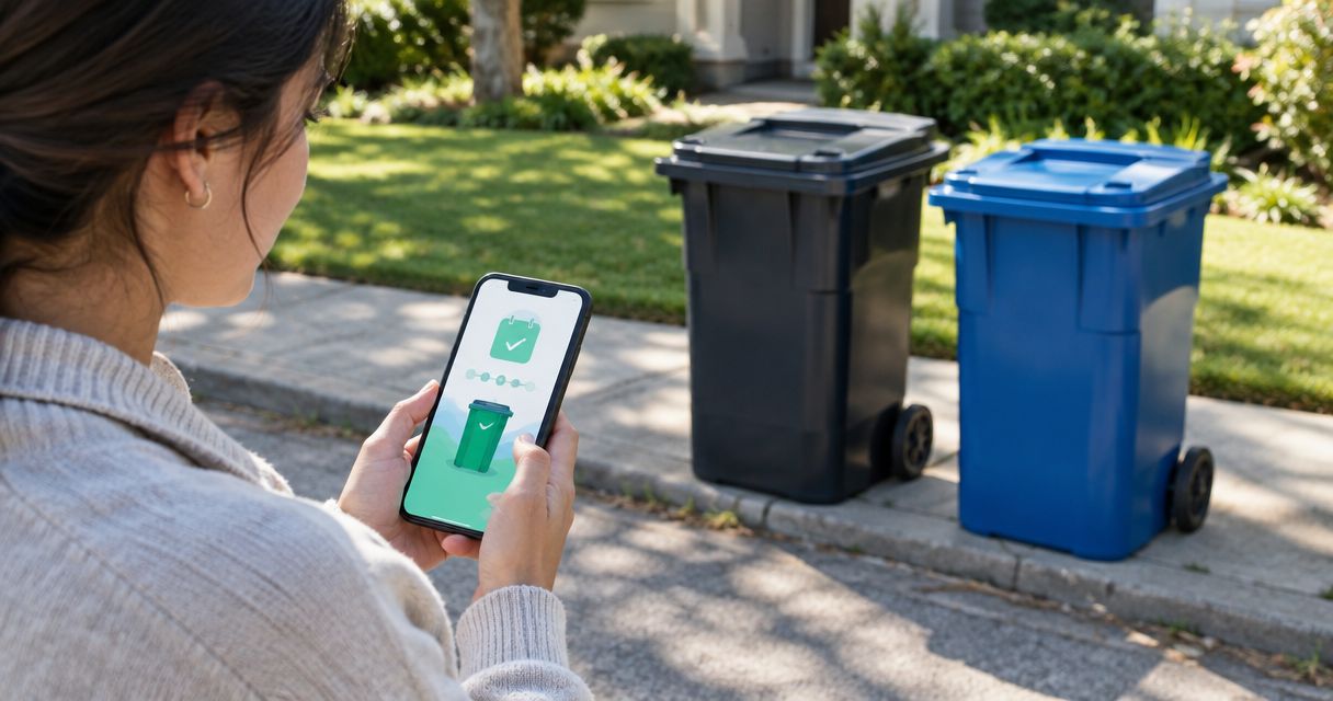 Automatically schedule a Hampr pickup on your trash collection day