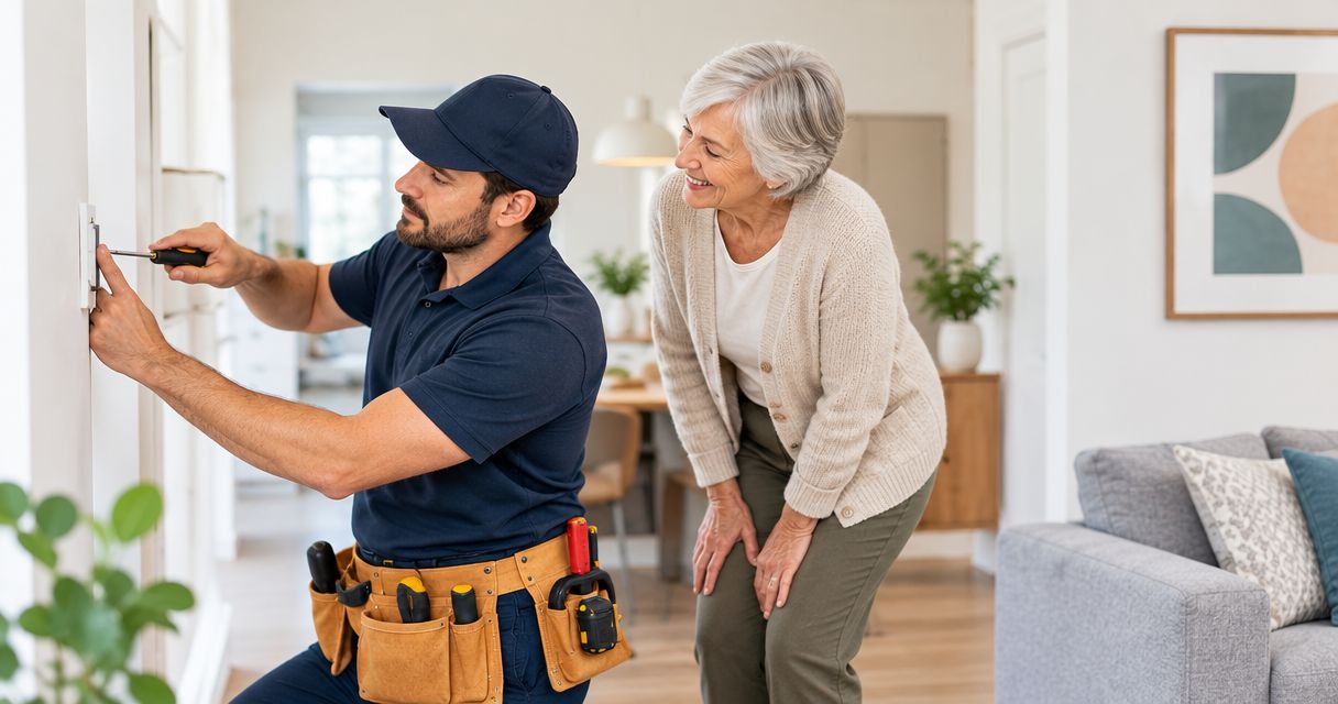 Home maintenance services for older homeowners: easier access