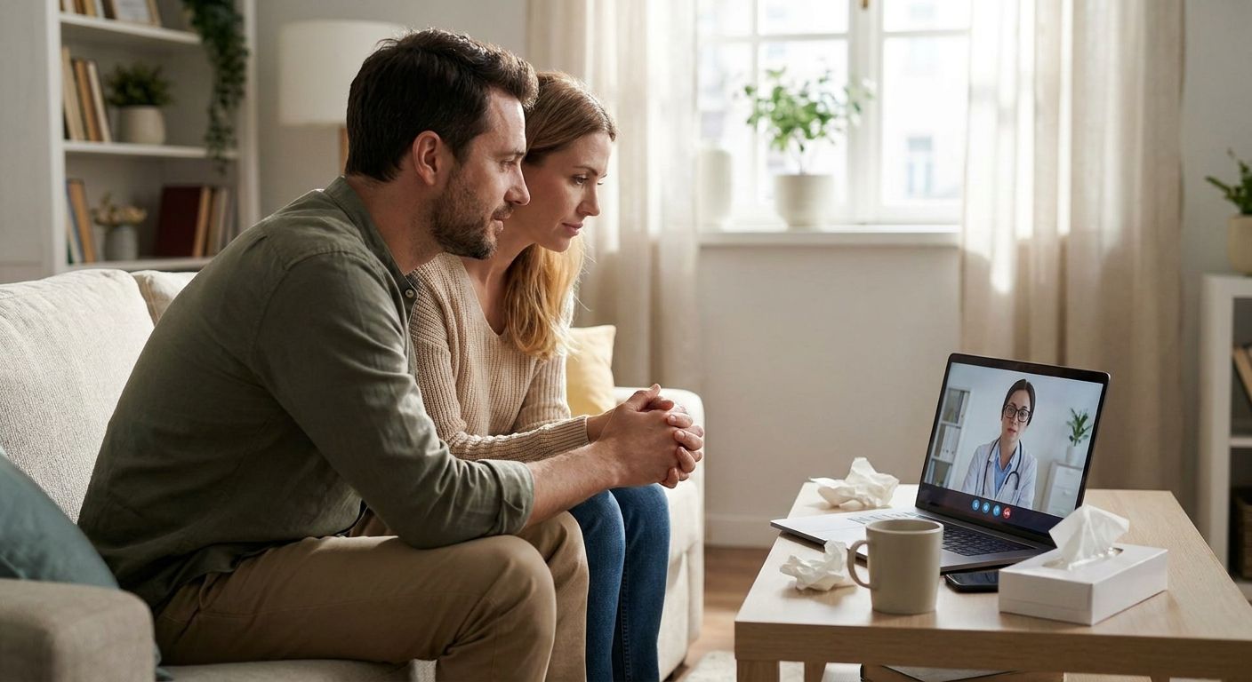 Online couples counselling for grief and bereavement