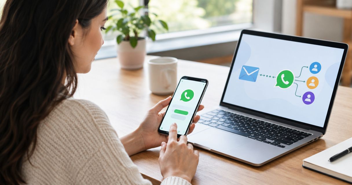 How to connect email marketing to WhatsApp for multichannel follow-up