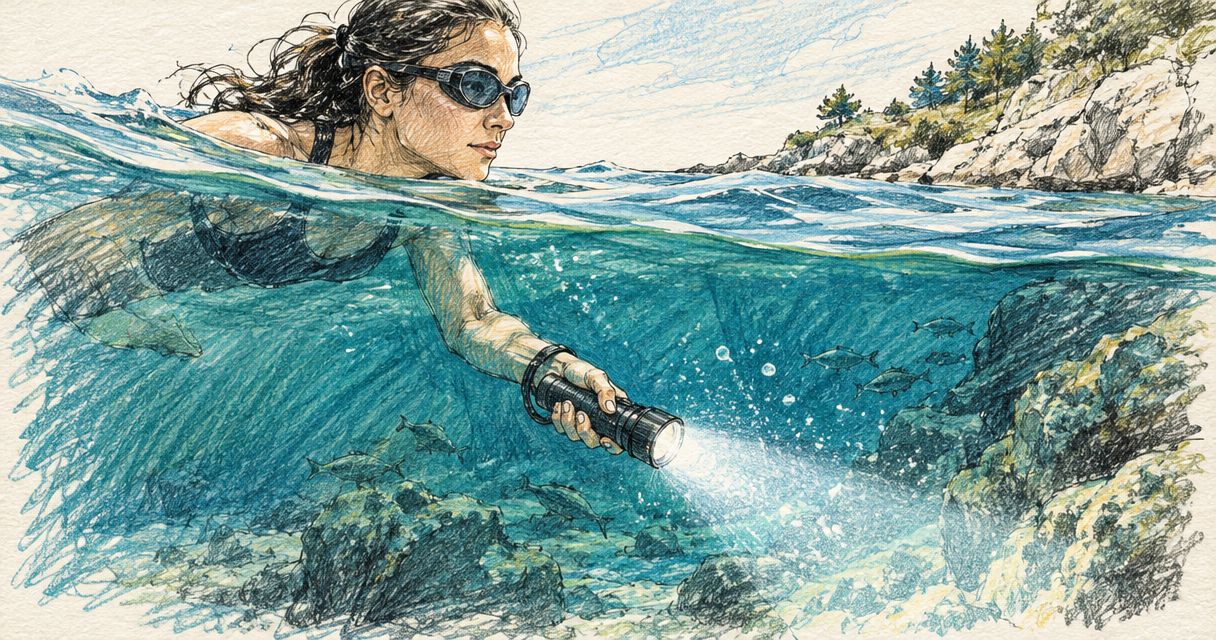 Can you swim with an Olight flashlight? Water-rating limits