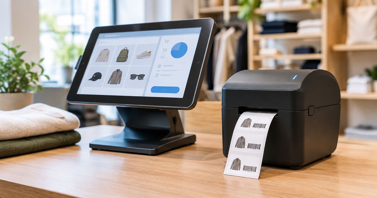 How to connect a label printer to WINTOUCH POS for automatic price tags