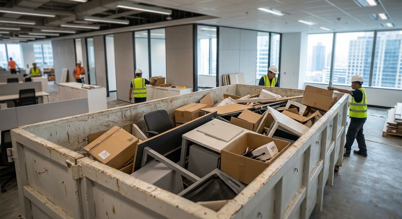 Skip bins for office fitouts and clearances