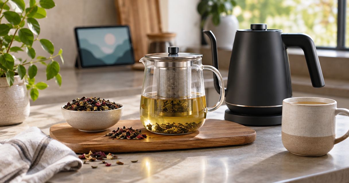 How to connect premium loose leaf tea to your electric kettle and infuser routine