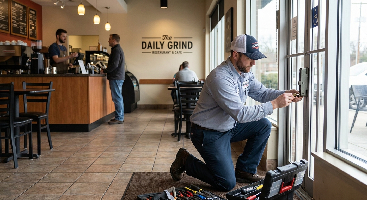 Commercial locksmith for restaurants and cafes