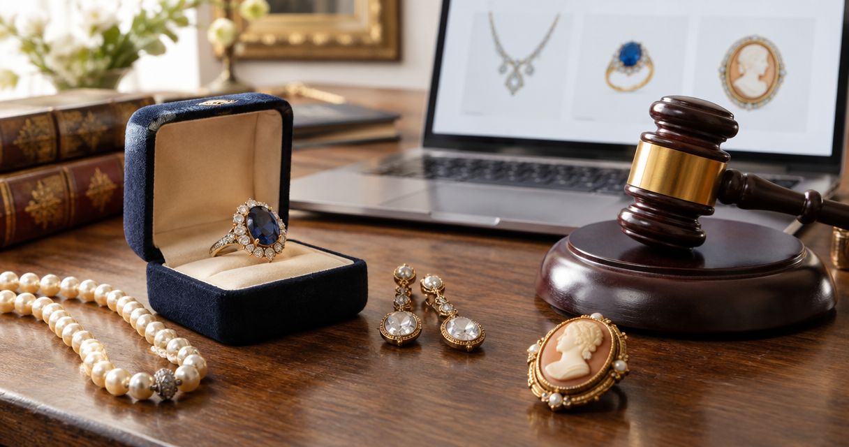Best antique jewelry auction sites in 2026