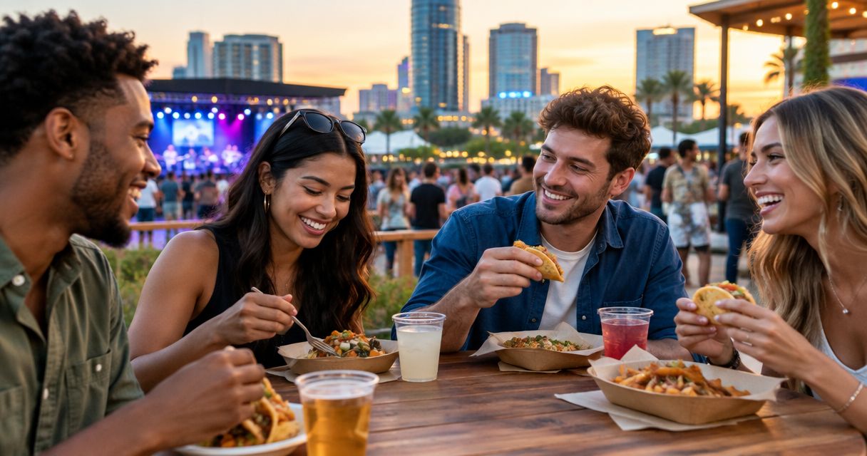 Best food near downtown Orlando events and concerts 2026