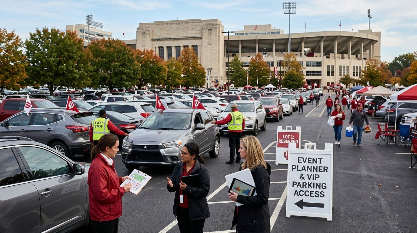 Parking for event planners at IU football: complete 2026 guide