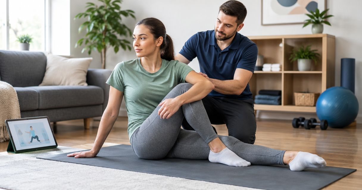 How much space do you need for physiotherapy at home?