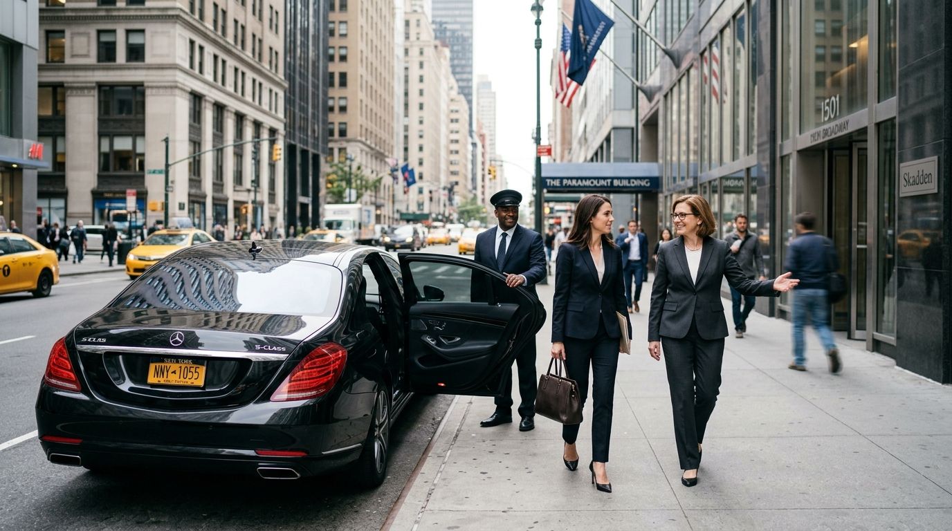 Car service for corporate law firm client visits in NYC