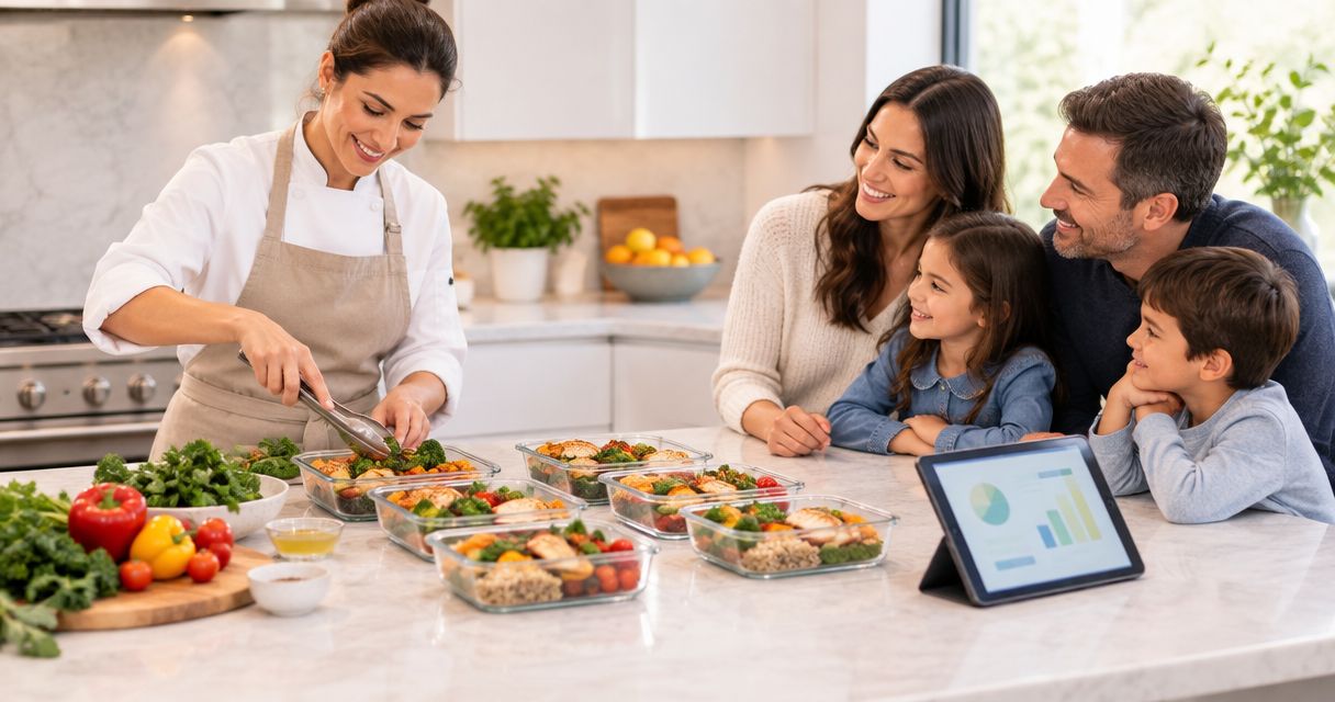Personal chef meal prep for busy families in Dallas–Fort Worth