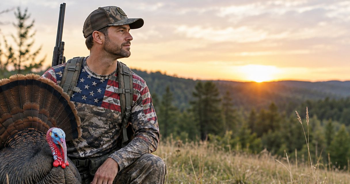 Best patriotic turkey season hunting gear for spring hunts