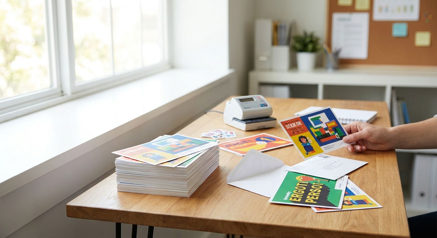 Postcards for direct mail marketing campaigns