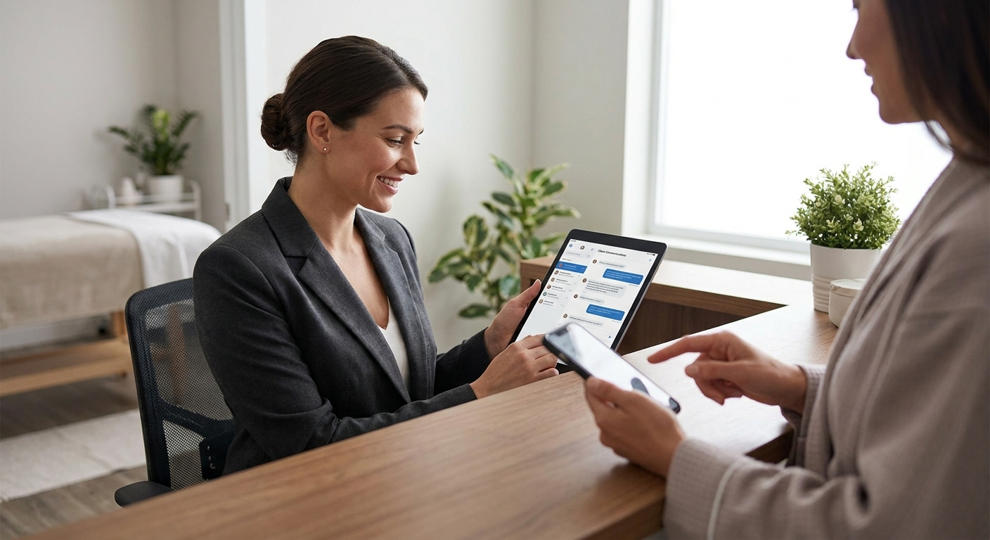 Small business texting service for medical spas