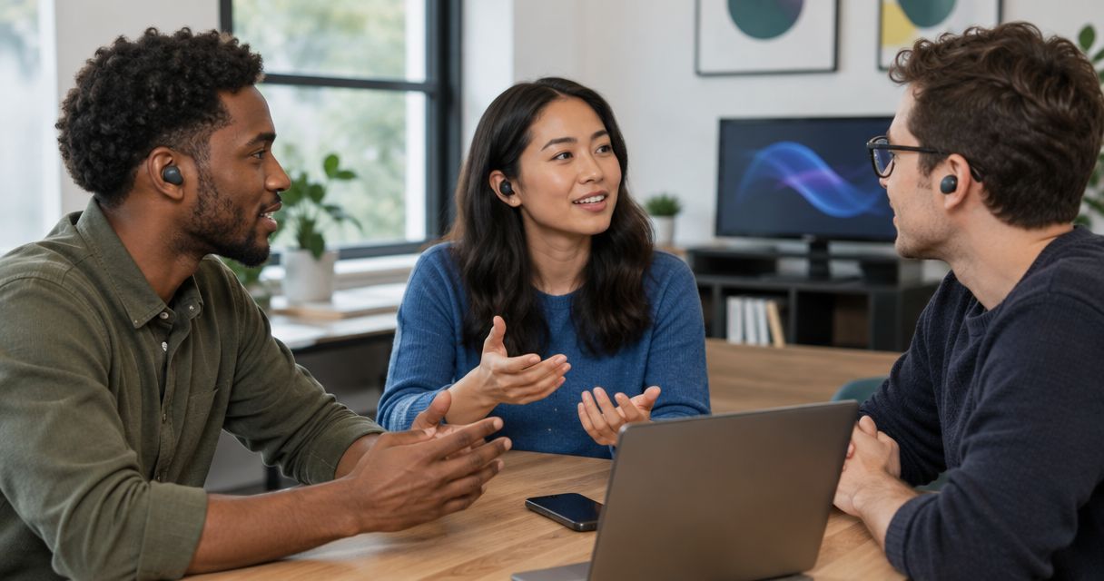 Can AI wearables tell speakers apart in a conversation?