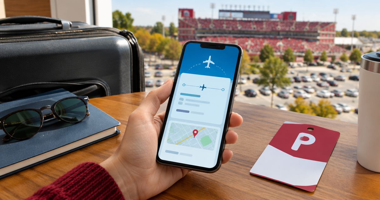 How to connect your TripIt flight itinerary to your IU football parking pass