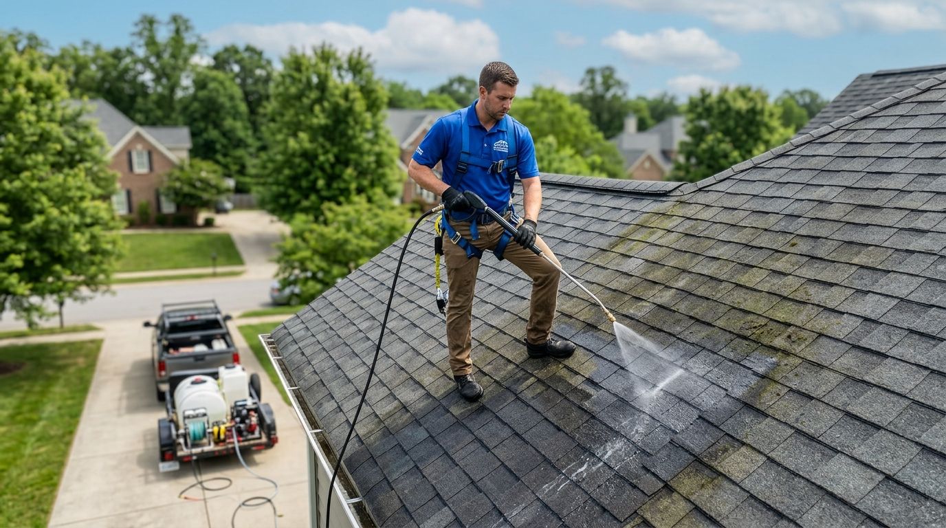 Marketing for roof cleaning and soft washing companies