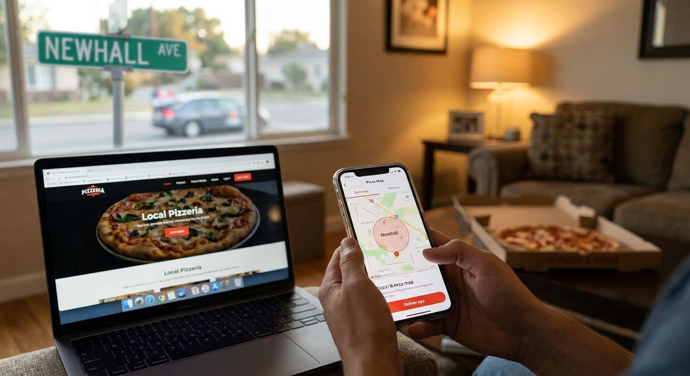 How to order pizza delivery in Newhall