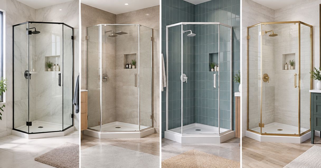 Best neo-angle shower door designs compared