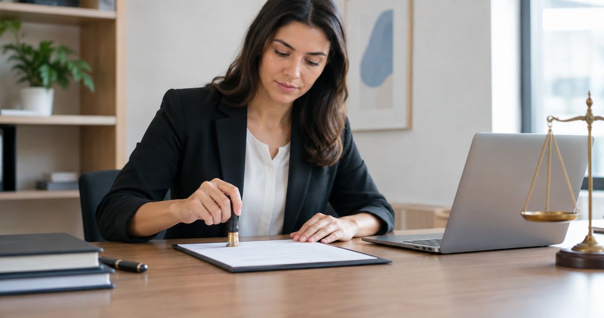 Is a notarized document legally binding without a lawyer?