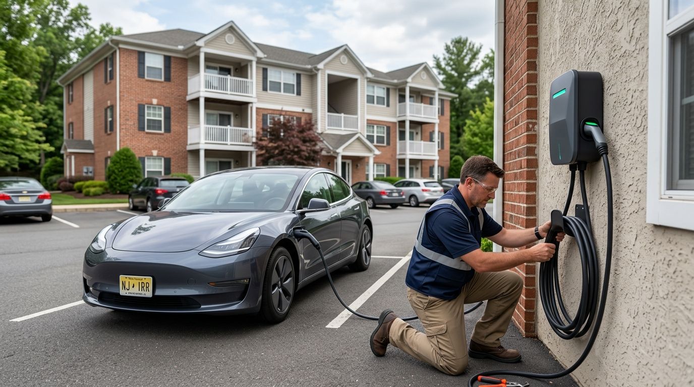 How to add EV charging to a rental property in NJ