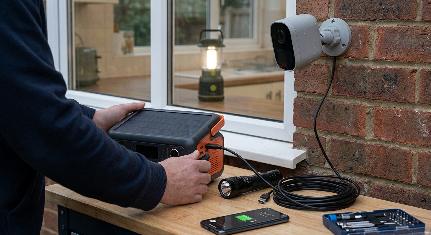 How to power security systems and cameras during an outage