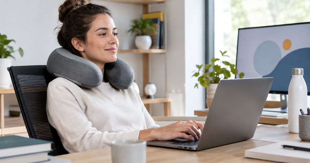 Almohada cervical para oficinistas y teletrabajo: guía completa 2026