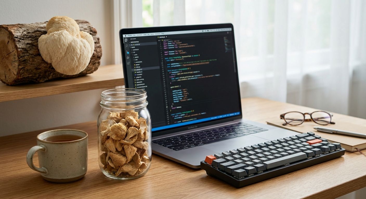 Lion's mane dla programistów i pracy przy komputerze