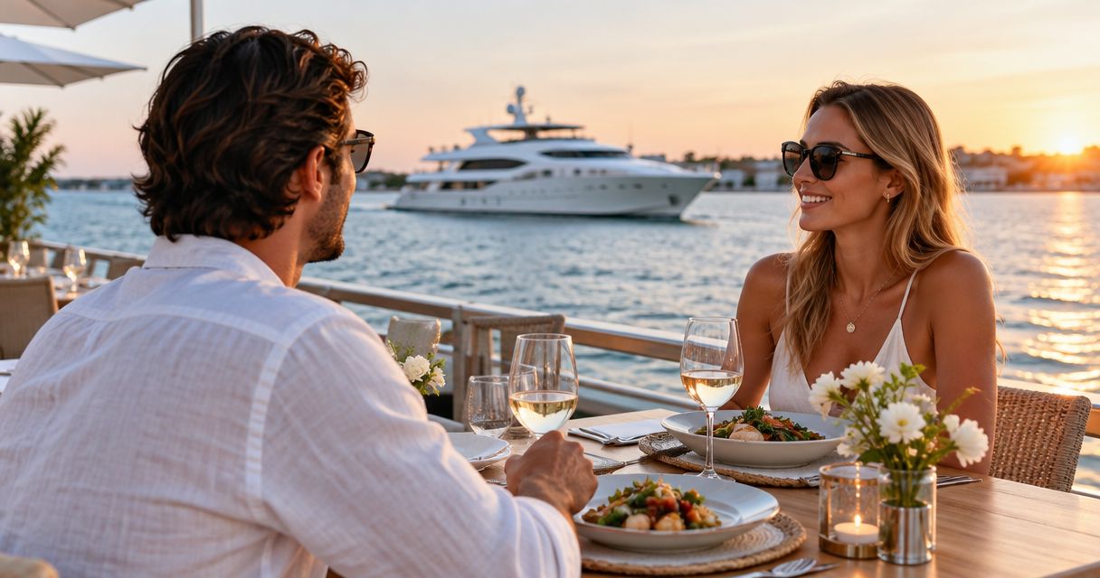 How to pair your Hamptons yacht charter with waterfront dining