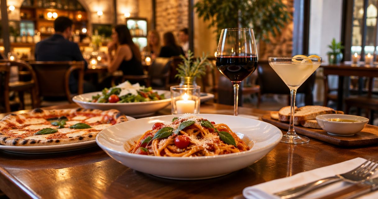 Italian restaurants in Massapequa Park for dinner and cocktails