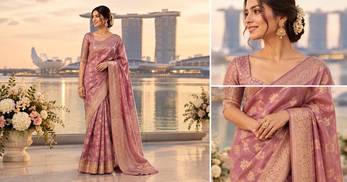 Best wedding saree colours for a Singapore ceremony