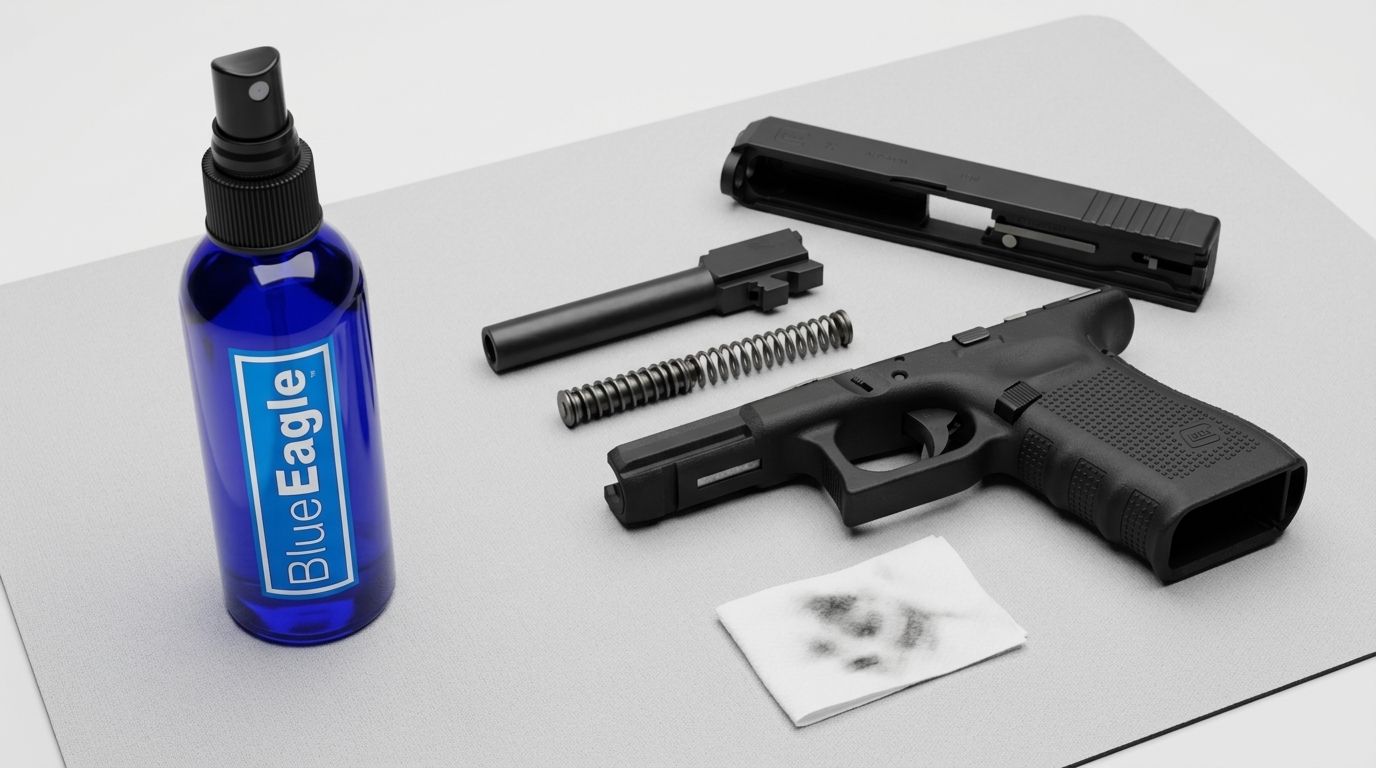 What does CLP stand for in gun cleaning?