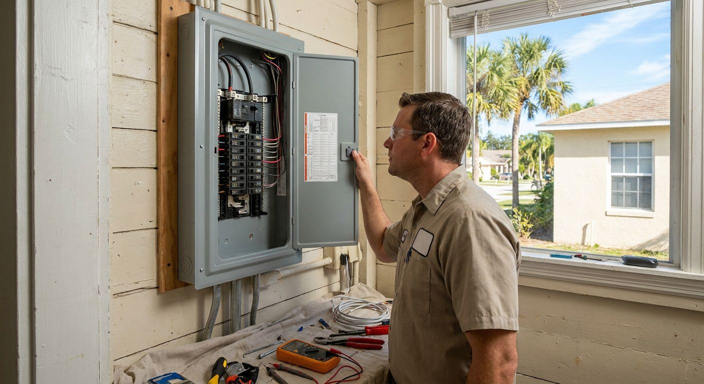 Electrical panel upgrades for older Stuart FL homes