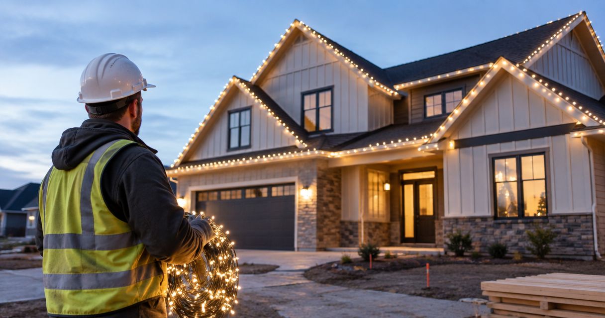 Christmas lighting for new construction homebuilders: complete 2026 guide