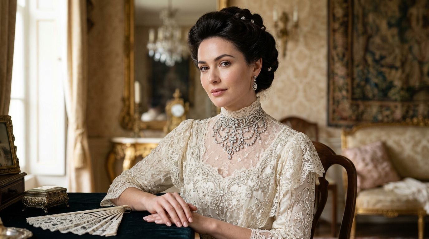 Belle Epoque jewelry for platinum lace lovers