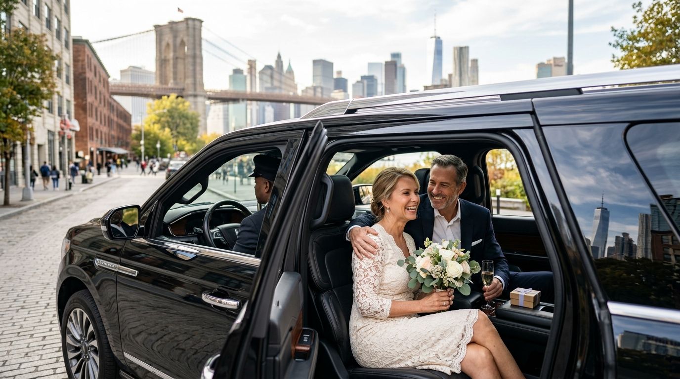 Car service for anniversary and vow renewal celebrations in NJ and NYC