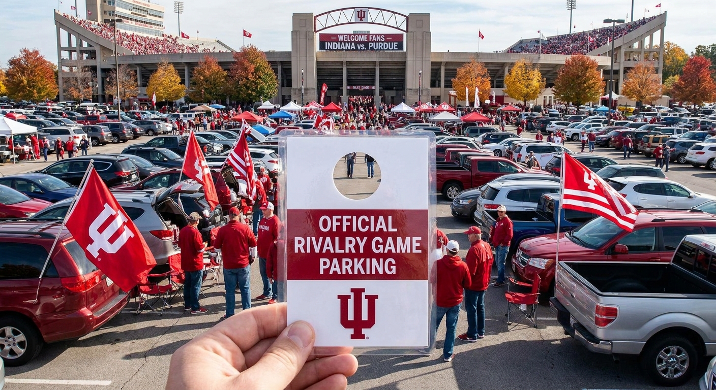Best parking passes for IU football rivalry games