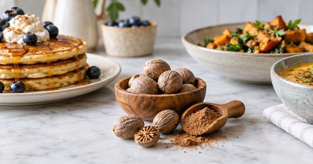 Can you use whole nutmeg in both sweet and savory dishes?