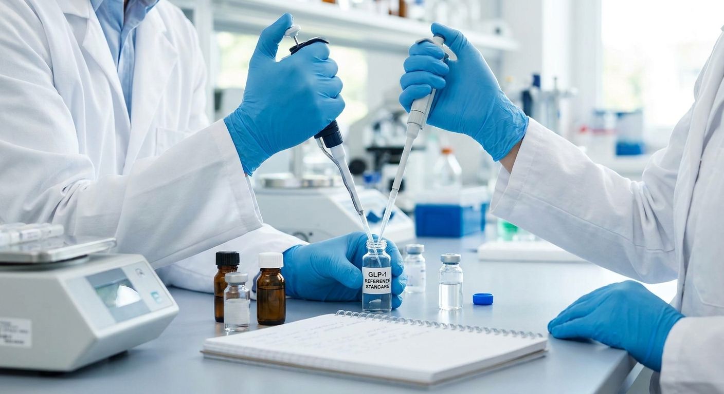 GLP-1 reference standard research